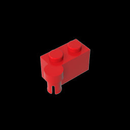 GDS-810 - Hinge Brick 1 x 4 [Upper]