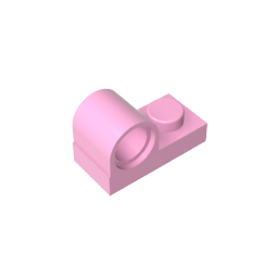 GDS-811 - Plate Special 1 x 2 with Pin Hole on Top
