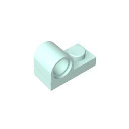 GDS-811 - Plate Special 1 x 2 with Pin Hole on Top