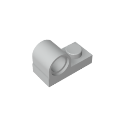 GDS-811 - Plate Special 1 x 2 with Pin Hole on Top