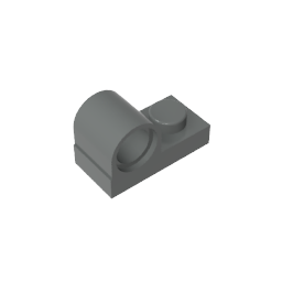 GDS-811 - Plate Special 1 x 2 with Pin Hole on Top