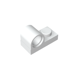 GDS-811 - Plate Special 1 x 2 with Pin Hole on Top
