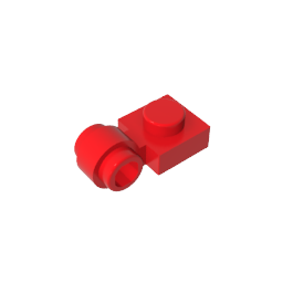 GDS-812 - Plate Special 1 x 1 with Clip Light [Thick Ring]