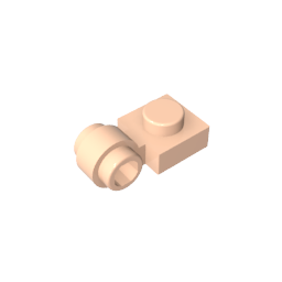 GDS-812 - Plate Special 1 x 1 with Clip Light [Thick Ring]