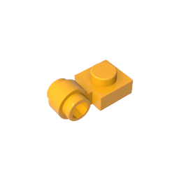 GDS-812 - Plate Special 1 x 1 with Clip Light [Thick Ring]