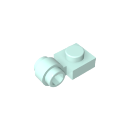 GDS-812 - Plate Special 1 x 1 with Clip Light [Thick Ring]