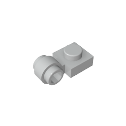 GDS-812 - Plate Special 1 x 1 with Clip Light [Thick Ring]