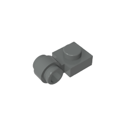 GDS-812 - Plate Special 1 x 1 with Clip Light [Thick Ring]