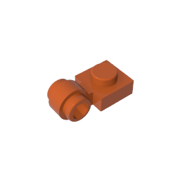 GDS-812 - Plate Special 1 x 1 with Clip Light [Thick Ring]