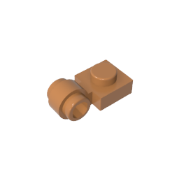 GDS-812 - Plate Special 1 x 1 with Clip Light [Thick Ring]