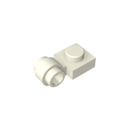 GDS-812 - Plate Special 1 x 1 with Clip Light [Thick Ring]