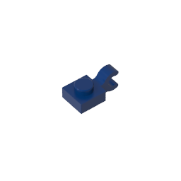 GDS-813 - Plate Special 1 x 1 with Clip Horizontal [Thick U Clip]