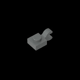 GDS-813 - Plate Special 1 x 1 with Clip Horizontal [Thick U Clip]