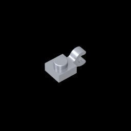 GDS-813 - Plate Special 1 x 1 with Clip Horizontal [Thick U Clip]