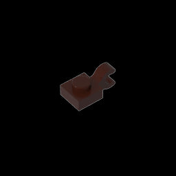 GDS-813 - Plate Special 1 x 1 with Clip Horizontal [Thick U Clip]