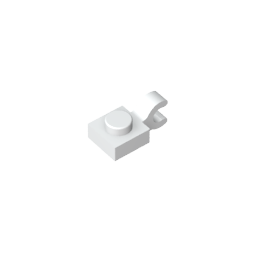 GDS-813 - Plate Special 1 x 1 with Clip Horizontal [Thick U Clip]