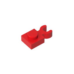 GDS-814 - Plate Special 1 x 1 with Clip Vertical [Thick U Clip]