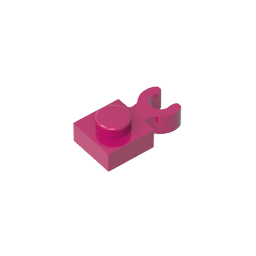 GDS-814 - Plate Special 1 x 1 with Clip Vertical [Thick U Clip]