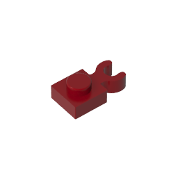 GDS-814 - Plate Special 1 x 1 with Clip Vertical [Thick U Clip]
