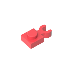 GDS-814 - Plate Special 1 x 1 with Clip Vertical [Thick U Clip]