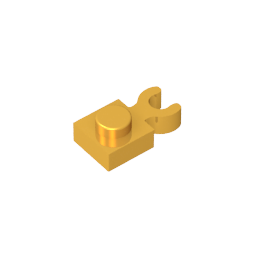 GDS-814 - Plate Special 1 x 1 with Clip Vertical [Thick U Clip]
