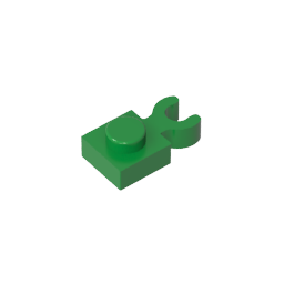 GDS-814 - Plate Special 1 x 1 with Clip Vertical [Thick U Clip]