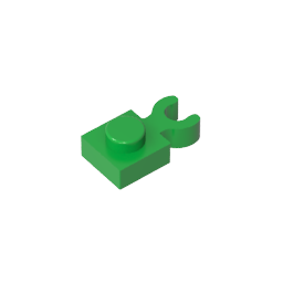 GDS-814 - Plate Special 1 x 1 with Clip Vertical [Thick U Clip]