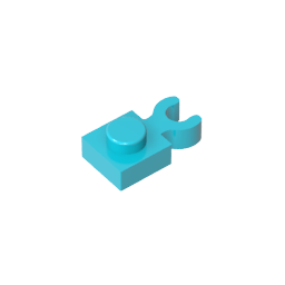 GDS-814 - Plate Special 1 x 1 with Clip Vertical [Thick U Clip]
