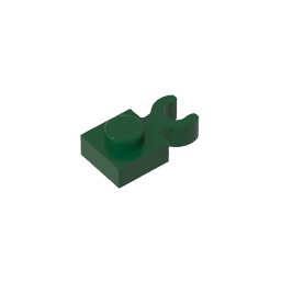 GDS-814 - Plate Special 1 x 1 with Clip Vertical [Thick U Clip]