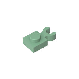 GDS-814 - Plate Special 1 x 1 with Clip Vertical [Thick U Clip]
