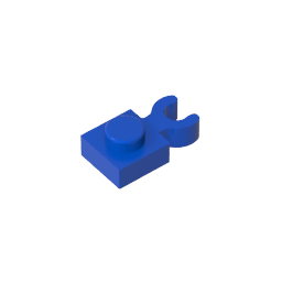 GDS-814 - Plate Special 1 x 1 with Clip Vertical [Thick U Clip]