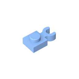 GDS-814 - Plate Special 1 x 1 with Clip Vertical [Thick U Clip]