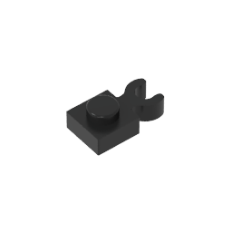 GDS-814 - Plate Special 1 x 1 with Clip Vertical [Thick U Clip]
