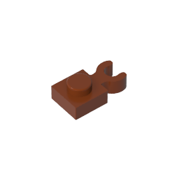 GDS-814 - Plate Special 1 x 1 with Clip Vertical [Thick U Clip]