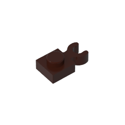 GDS-814 - Plate Special 1 x 1 with Clip Vertical [Thick U Clip]