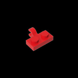 GDS-815 - Plate Special 1 x 2 with Clip Horizontal on Side