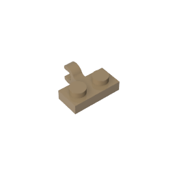 GDS-815 - Plate Special 1 x 2 with Clip Horizontal on Side