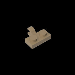 GDS-815 - Plate Special 1 x 2 with Clip Horizontal on Side
