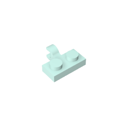 GDS-815 - Plate Special 1 x 2 with Clip Horizontal on Side