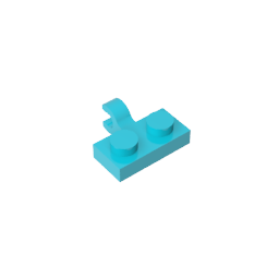 GDS-815 - Plate Special 1 x 2 with Clip Horizontal on Side