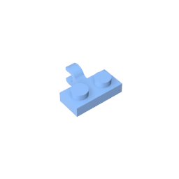 GDS-815 - Plate Special 1 x 2 with Clip Horizontal on Side