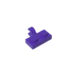 GDS-815 - Plate Special 1 x 2 with Clip Horizontal on Side