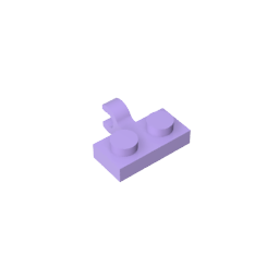 GDS-815 - Plate Special 1 x 2 with Clip Horizontal on Side