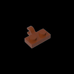 GDS-815 - Plate Special 1 x 2 with Clip Horizontal on Side