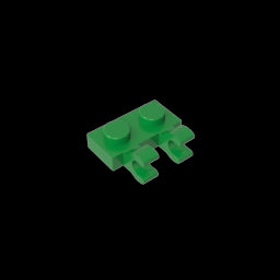 GDS-816 - Plate Special 1 x 2 with Clips Horizontal [Thick U-Clips]