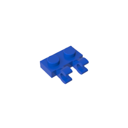 GDS-816 - Plate Special 1 x 2 with Clips Horizontal [Thick U-Clips]