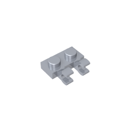 GDS-816 - Plate Special 1 x 2 with Clips Horizontal [Thick U-Clips]