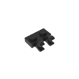 GDS-816 - Plate Special 1 x 2 with Clips Horizontal [Thick U-Clips]