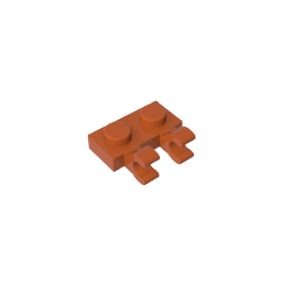 GDS-816 - Plate Special 1 x 2 with Clips Horizontal [Thick U-Clips]