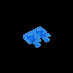 GDS-816 - Plate Special 1 x 2 with Clips Horizontal [Thick U-Clips]